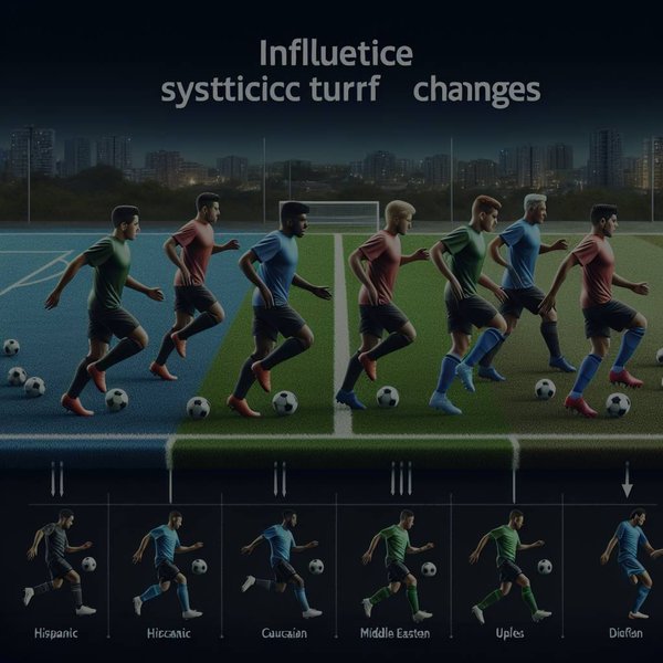 Quel est l'effet des changements de pelouse synthétique sur la technique des joueurs?